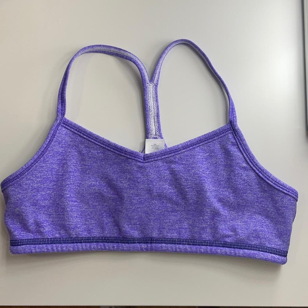 IVIVVA purple sports bra top